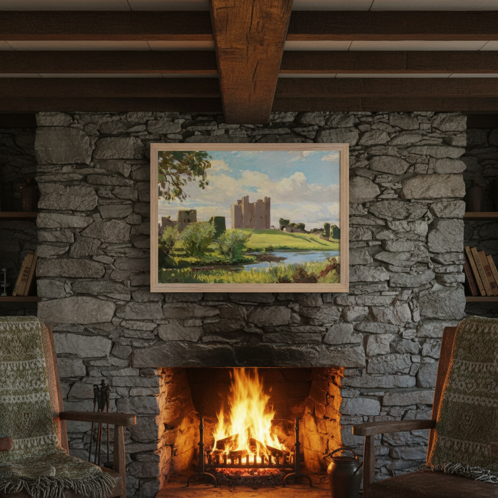 Trim Castle (1938) – Dermod O’Brien | Collector’s Edition Fine Art Print – view 13 | Buy Irish Art