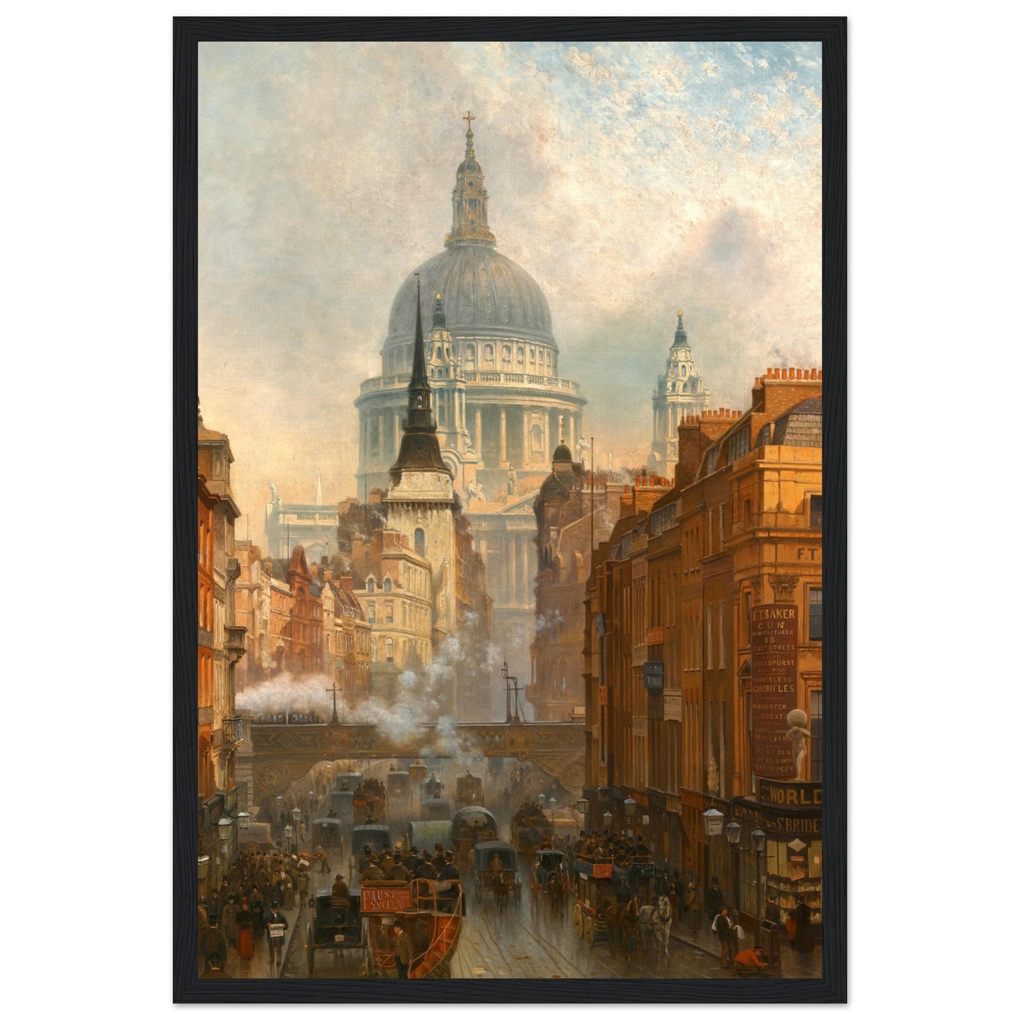 Ludgate, Evening by Irish Artist John O'Connor Art Print – view 14 | Buy Irish Art