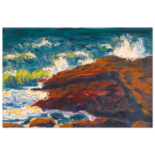 Seascape by Irish Artist Roderic O'Conor Art Print – Irish wall art print | Buy Irish Art