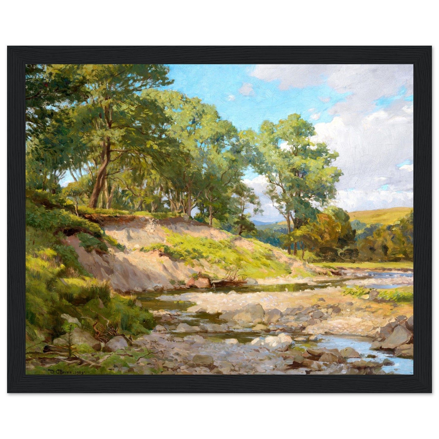 The Deer Park, Powerscourt – Dermod O’Brien Landscape Print 40x50 cm / 16x20″ – view 9 | Buy Irish Art