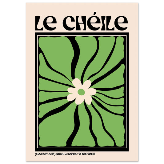 Le Chéile – Together Irish Language Art Print