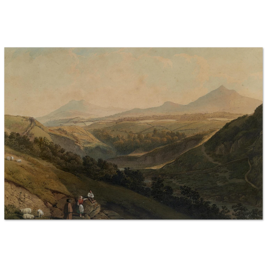 Large unframed reproduction of Little and Great Sugar Loaf Mountains by Henry Newton, National Gallery of Ireland