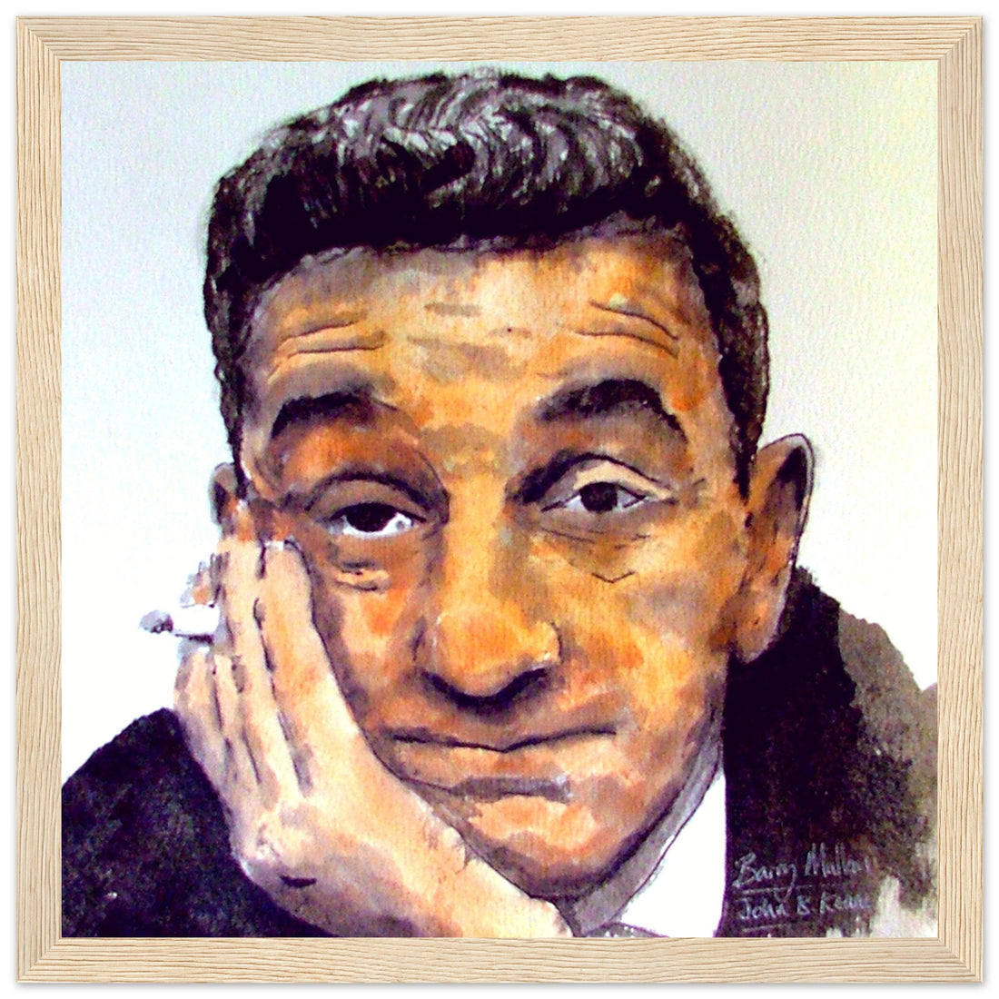 John B. Keane portrait art print