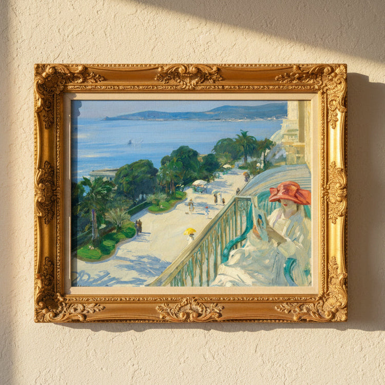 The Terrace, Cap d'Ail by John Lavery — Summer Travel Art collection