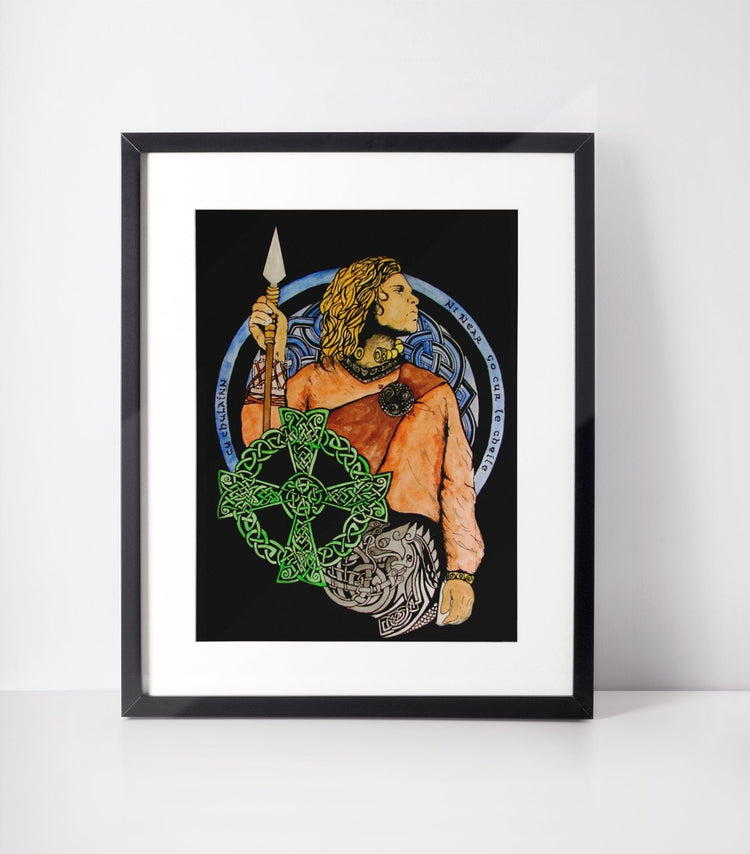Cu Chulainn - The Hound of Ulster Framed Art Print