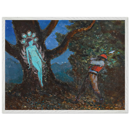 The Woodchopper and The Tree Spirit by George Russell (Æ) Art Print (view 19)
