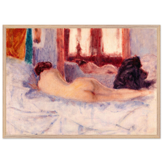 A Reclining Nude before a Mirror by Irish Artist Roderic O'Conor Framed Art Print – view 13 | Buy Irish Art