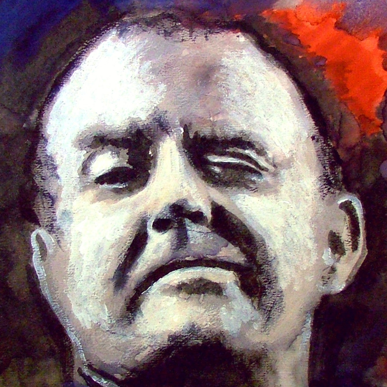 Old Irish Traditional Fiddle Player – Gallery Edition Irish Art Print