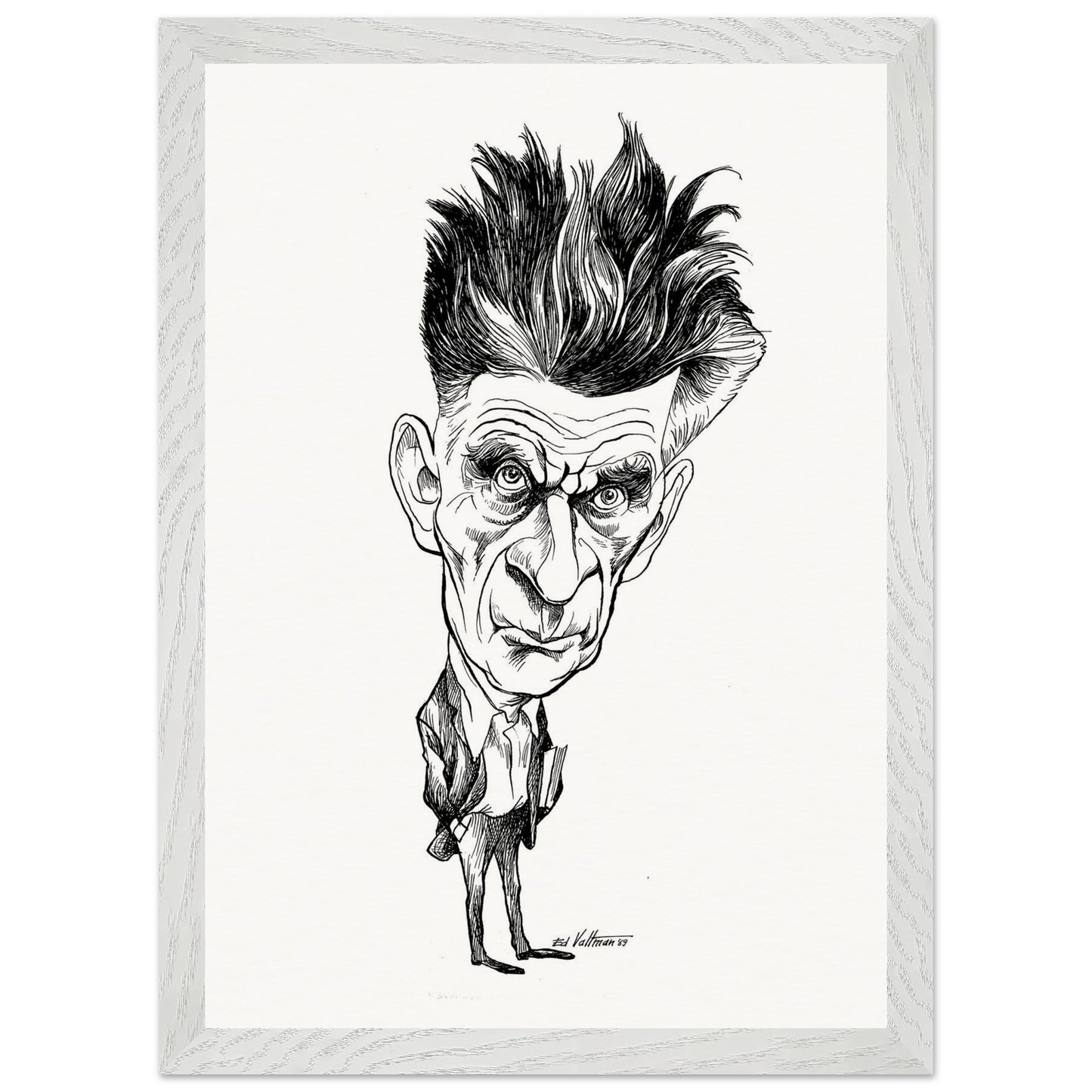 Samuel Beckett (1969) by Edmund Siegfried Valtman - Fine Art Print (view 20)