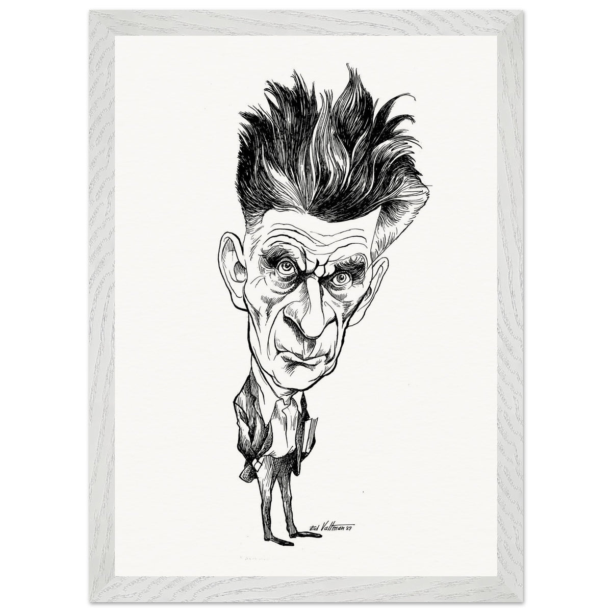 Samuel Beckett (1969) by Edmund Siegfried Valtman - Fine Art Print (view 20)