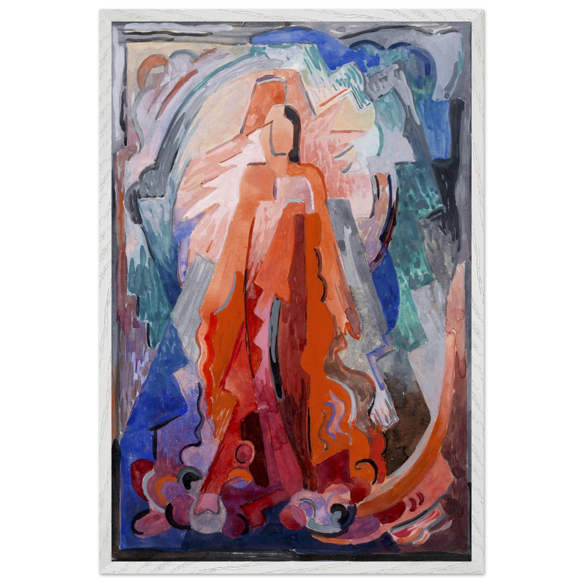 I Have Trodden the Winepress Alone – Irish Art Print by Mainie Jellett (view 5)