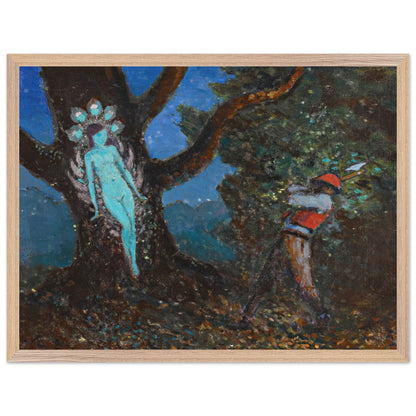The Woodchopper and The Tree Spirit by George Russell (Æ) Art Print (view 20)
