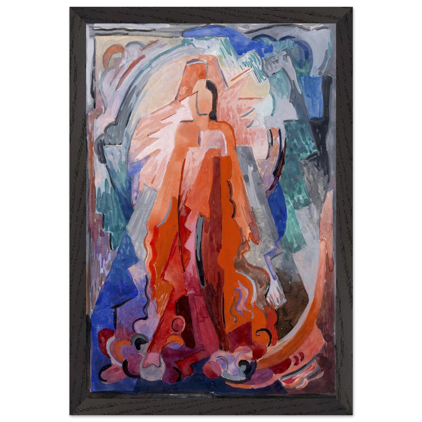 I Have Trodden the Winepress Alone – Irish Art Print by Mainie Jellett (view 11)