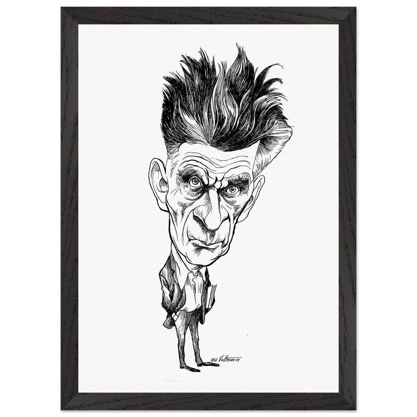 Samuel Beckett (1969) by Edmund Siegfried Valtman - Fine Art Print (view 17)