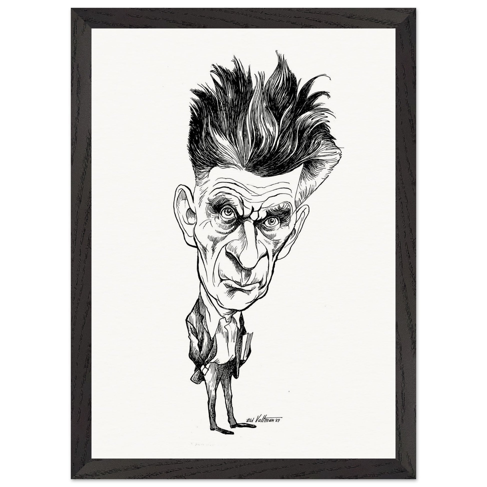 Samuel Beckett (1969) by Edmund Siegfried Valtman - Fine Art Print (view 17)