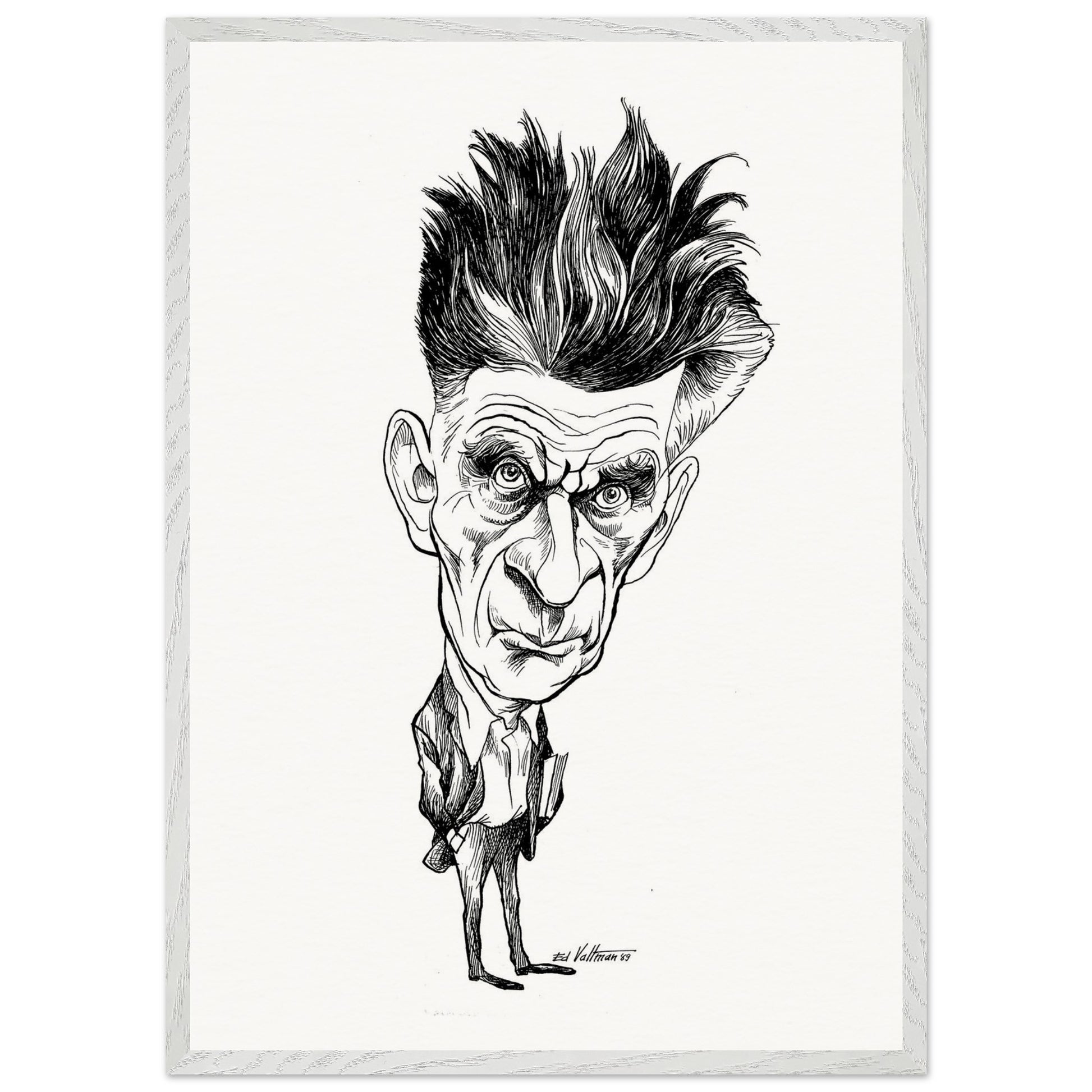 Samuel Beckett (1969) by Edmund Siegfried Valtman - Fine Art Print (view 14)