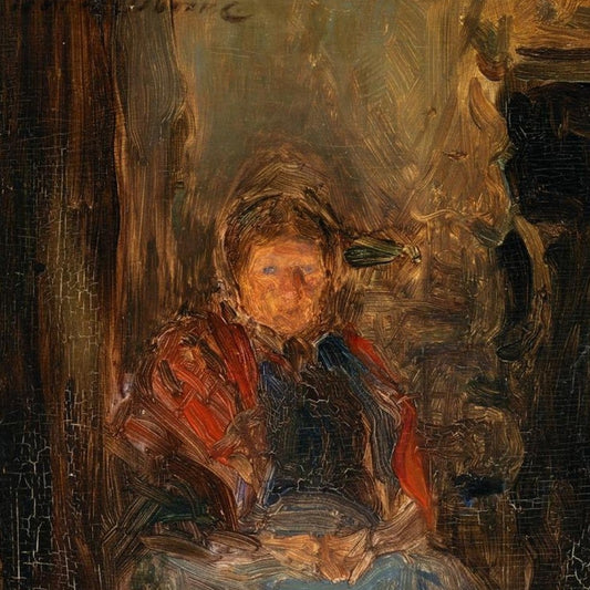 A Galway Cottage - Art Print by Irish Artist  Walter Frederick Osborne – Irish wall art print | Buy Irish Art