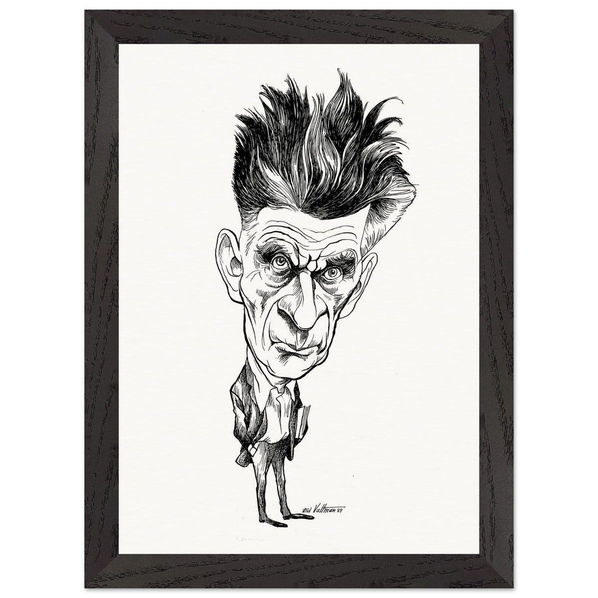 Samuel Beckett (1969) by Edmund Siegfried Valtman - Fine Art Print (view 23)