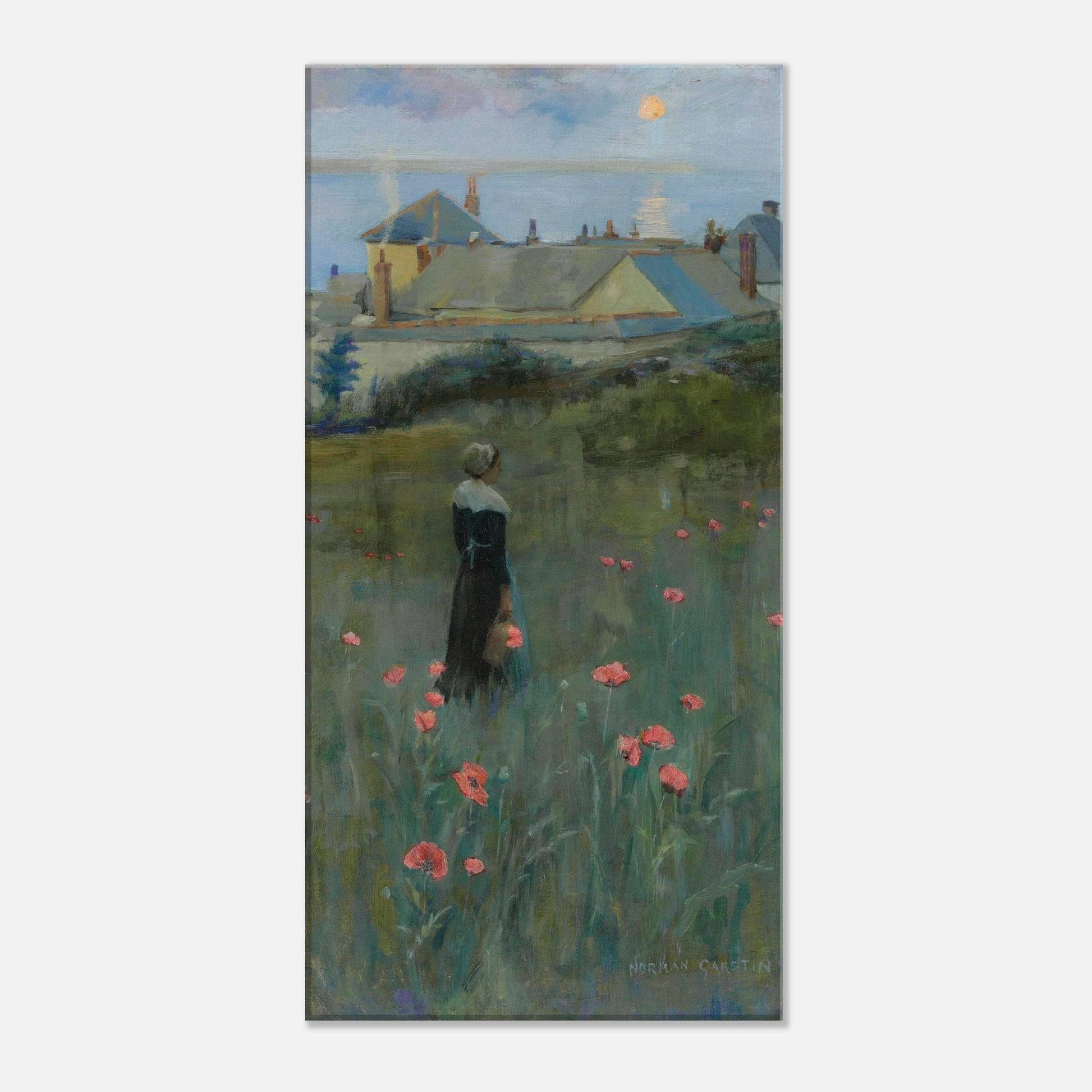 Poppies by Norman Garstin Canvas Art Print (view 5)