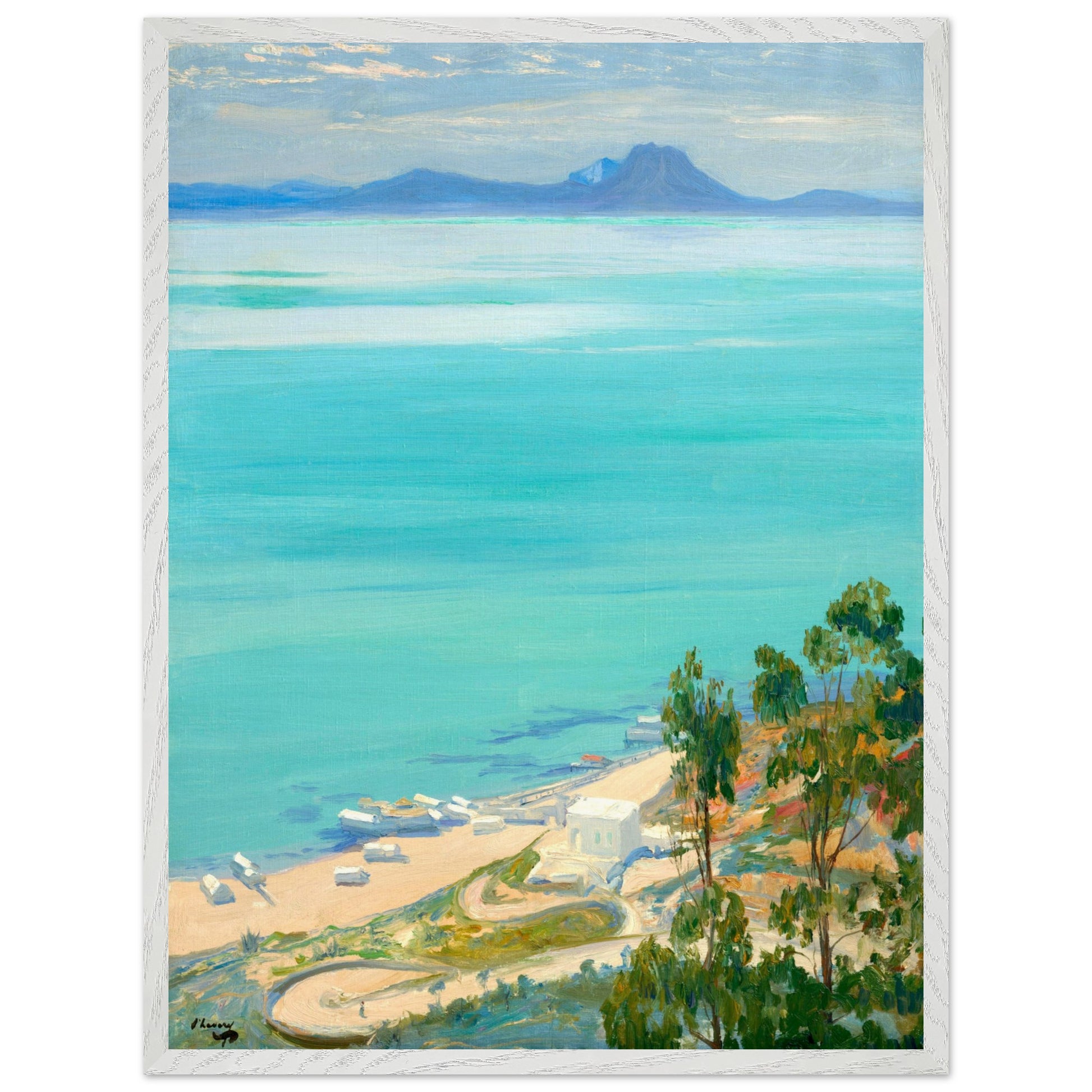 The Bay of Tunis, Morning (1919) – Sir John Lavery Art Print – view 47 | Buy Irish Art