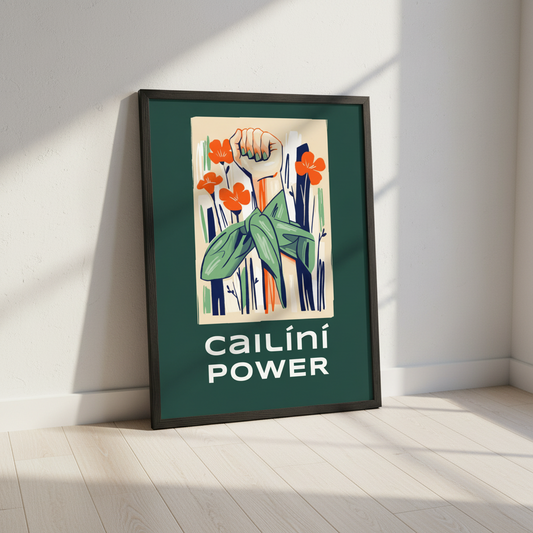 Cailíní Power – Irish Girl Power Art Print