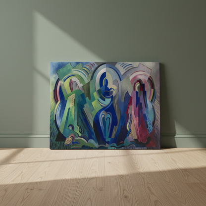 The Virgin of Éire (c.1943) – Mainie Jellett Canvas Print (view 5)