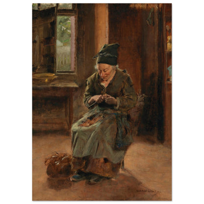 An Interior of a Breton Cottage by Irish Artist Helen Mabel Trevor – view 13 | Buy Irish Art