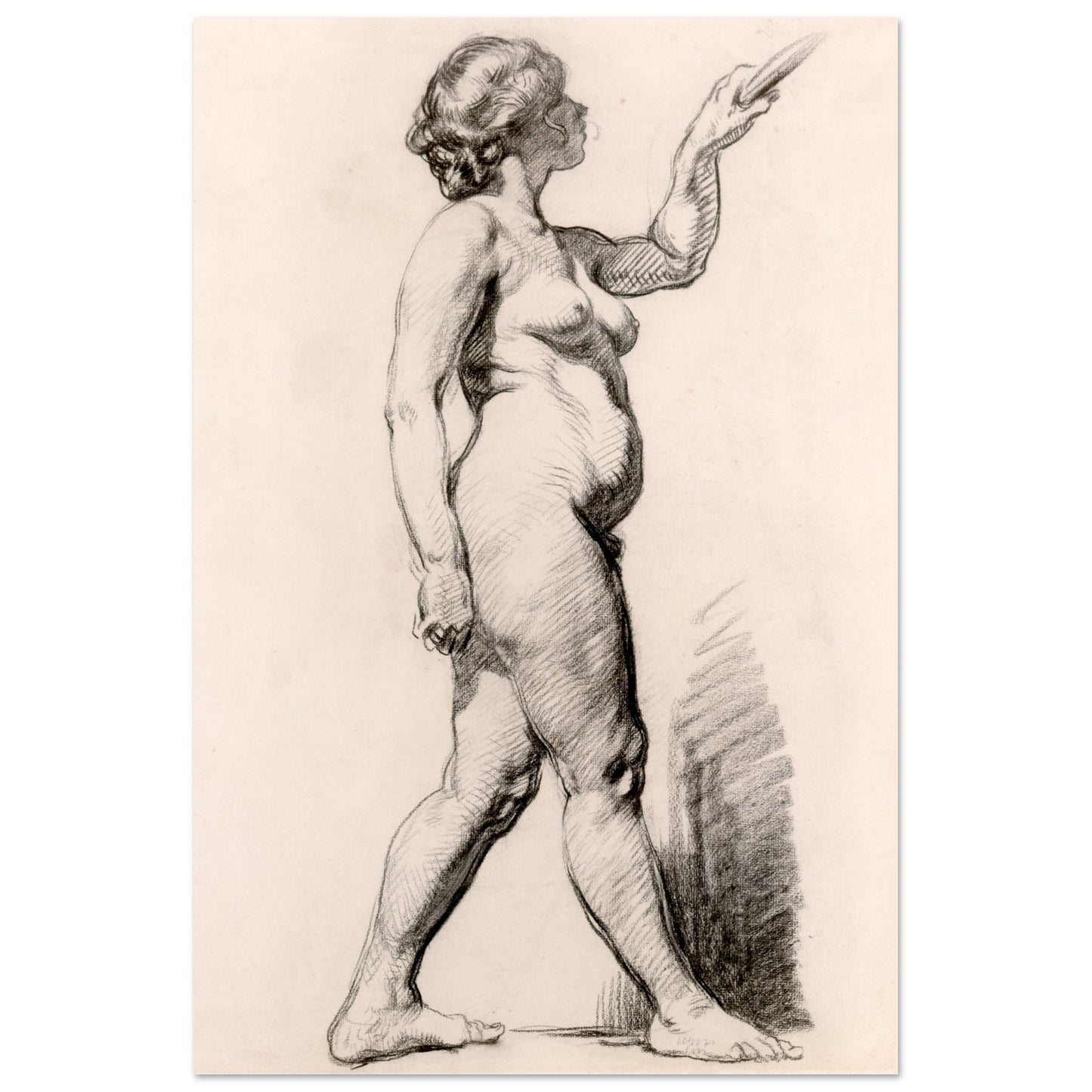 A Standing Female Figure – Sarah Henrietta Purser (view 13)