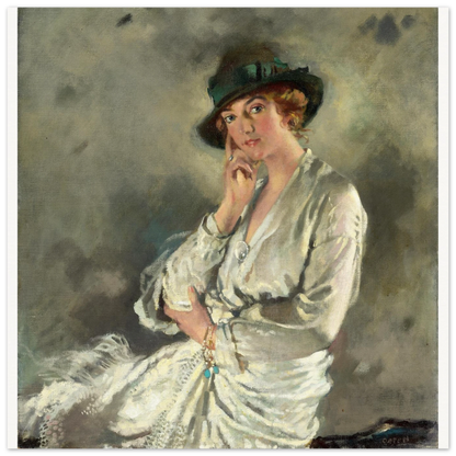Mrs Charles S. Carstairs by William Orpen art print – unframed print view | Buy Irish Art
