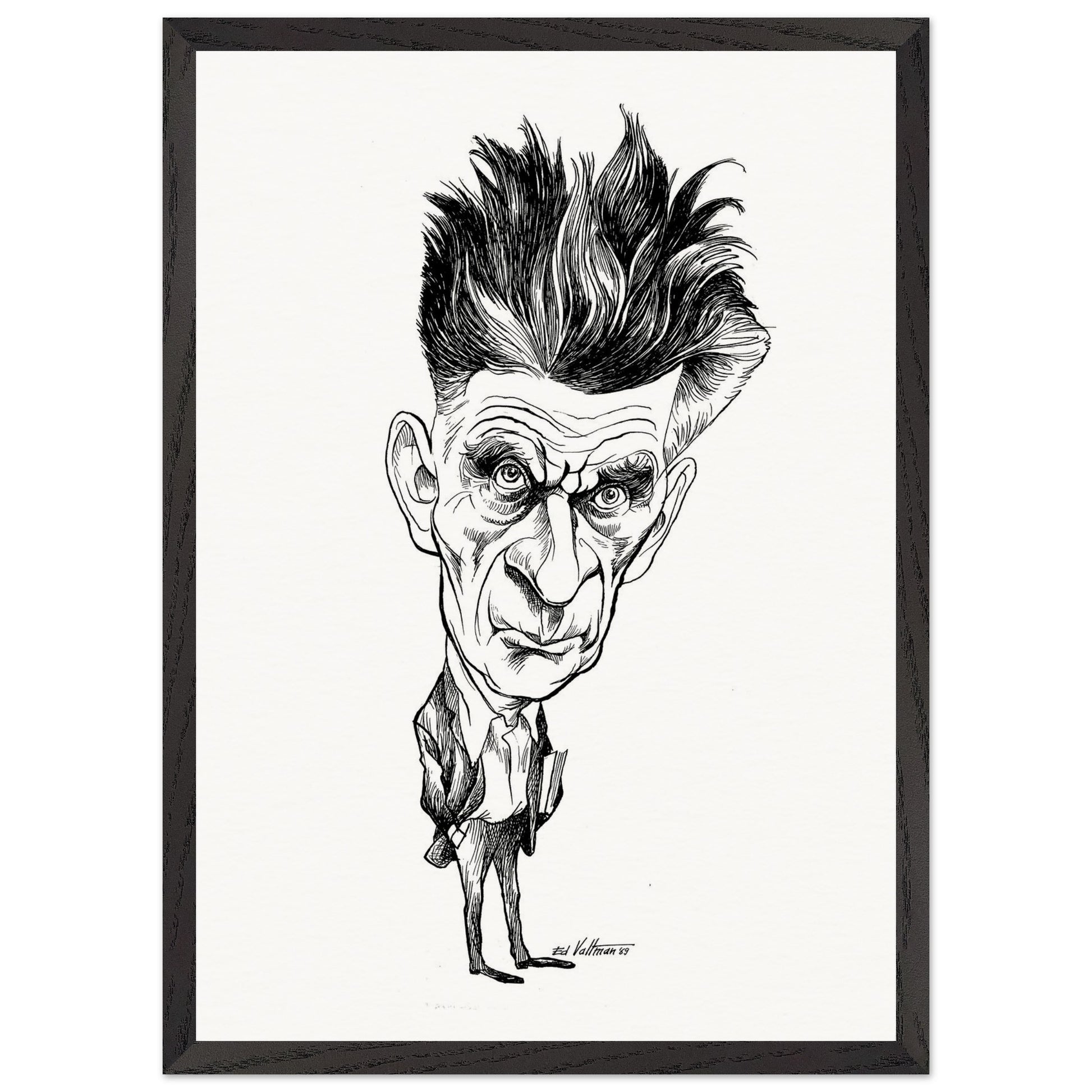 Samuel Beckett (1969) by Edmund Siegfried Valtman - Fine Art Print (view 18)