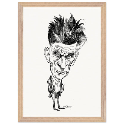 Samuel Beckett (1969) by Edmund Siegfried Valtman - Fine Art Print (view 16)