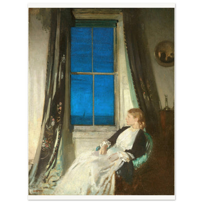 Night by William Orpen, unframed print with a white border