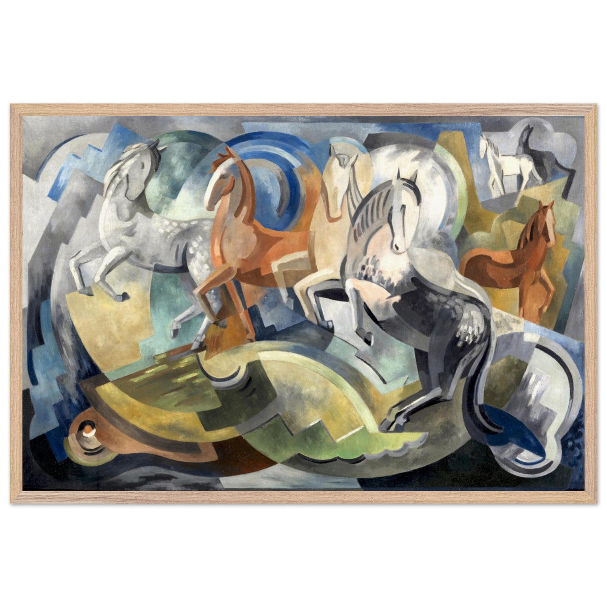 Achill Horses by Mainie Jellett (view 15)