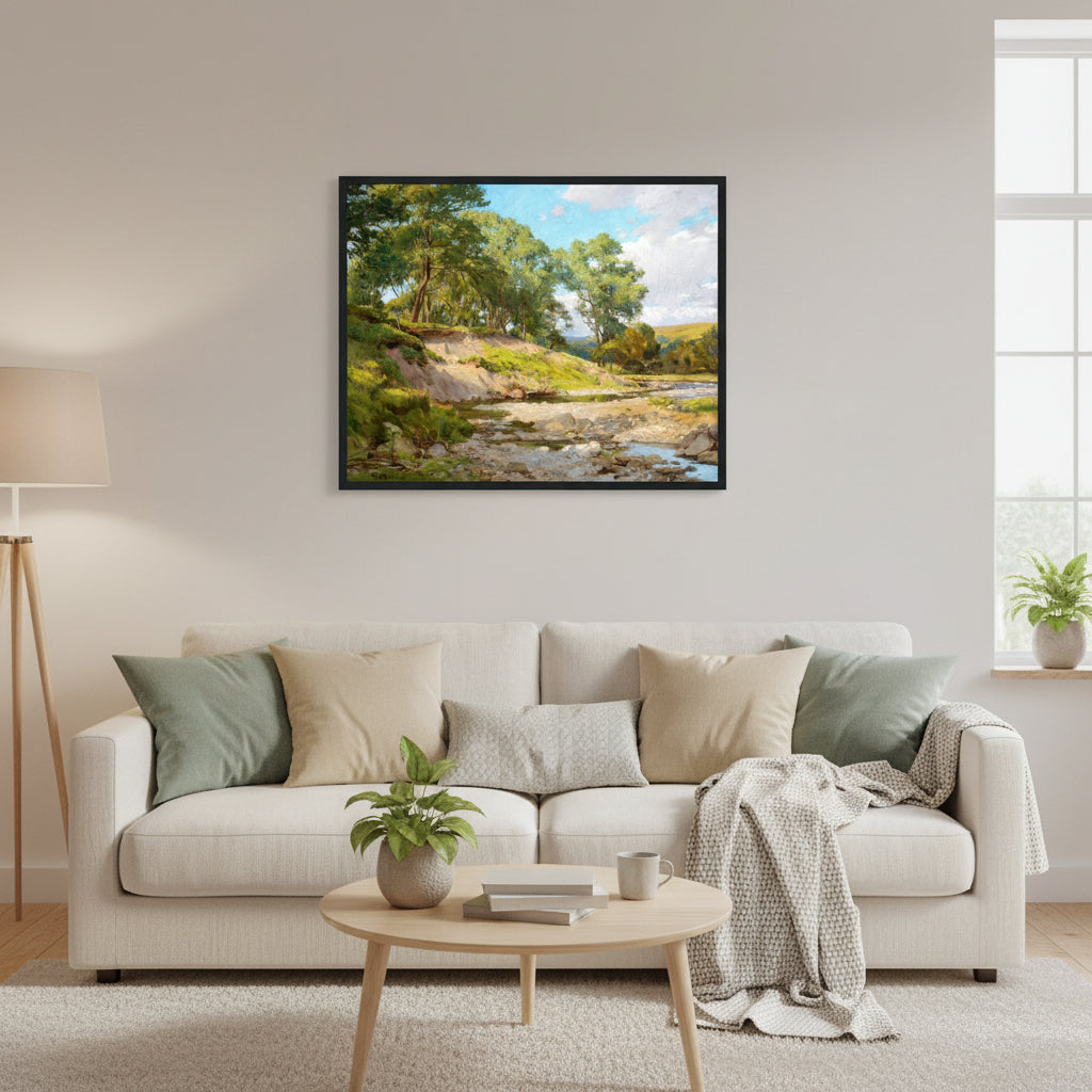 The Deer Park, Powerscourt – Dermod O’Brien Landscape Print 40x50 cm / 16x20″ – view 7 | Buy Irish Art