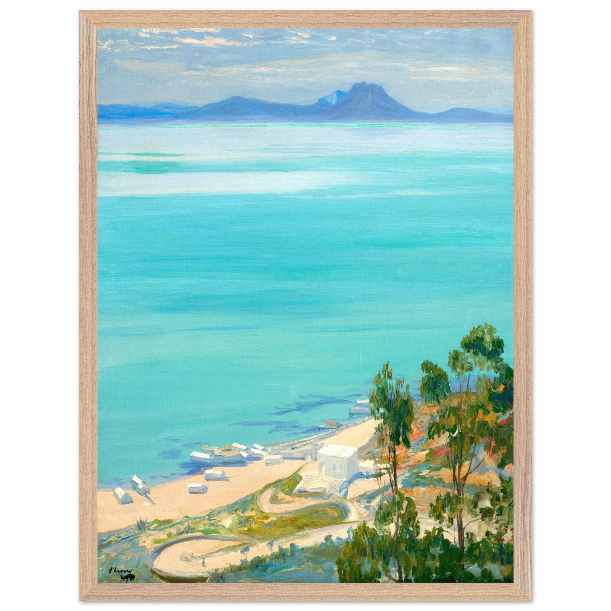 The Bay of Tunis, Morning (1919) – Sir John Lavery Art Print – view 20 | Buy Irish Art