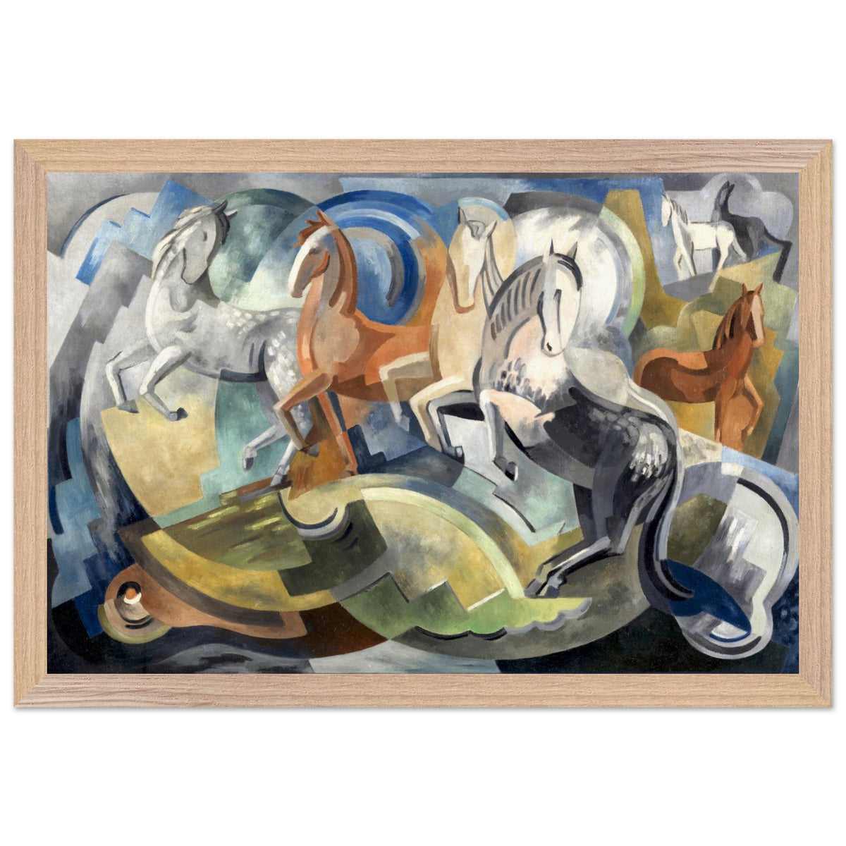 Achill Horses by Mainie Jellett (view 17)