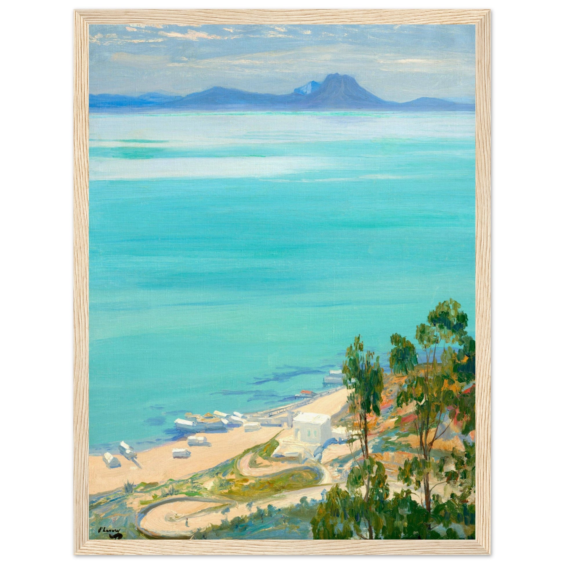 The Bay of Tunis, Morning (1919) – Sir John Lavery Art Print – view 35 | Buy Irish Art