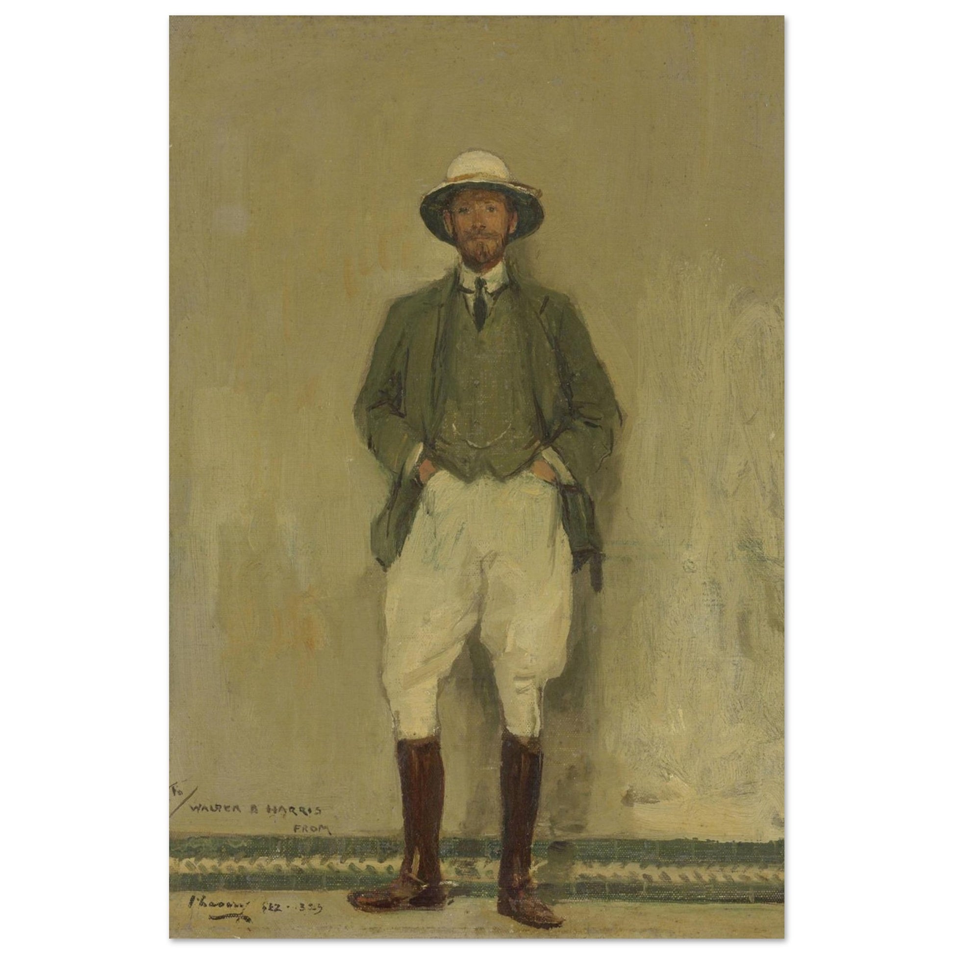 Portrait of Walter B. Harris (1906) – Lavery | Collector’s Edition – view 8 | Buy Irish Art
