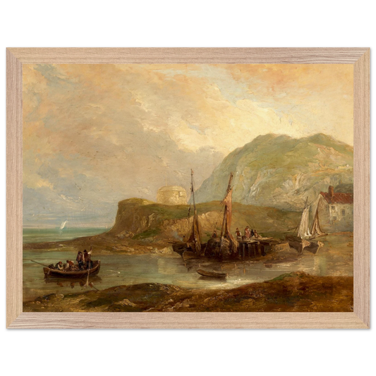 A View of Bray Head – Brocas – 30x40 cm natural oak/ash frame with museum-quality print