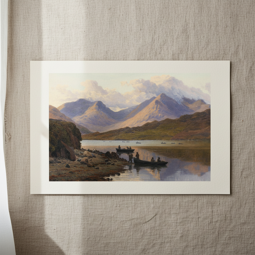 A View of the Killaries – Bartholomew Colles Watkins Print