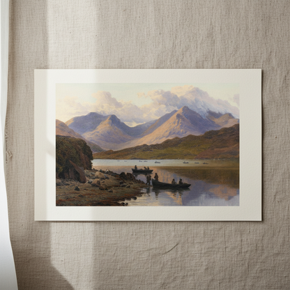 A View of the Killaries – Bartholomew Colles Watkins Print