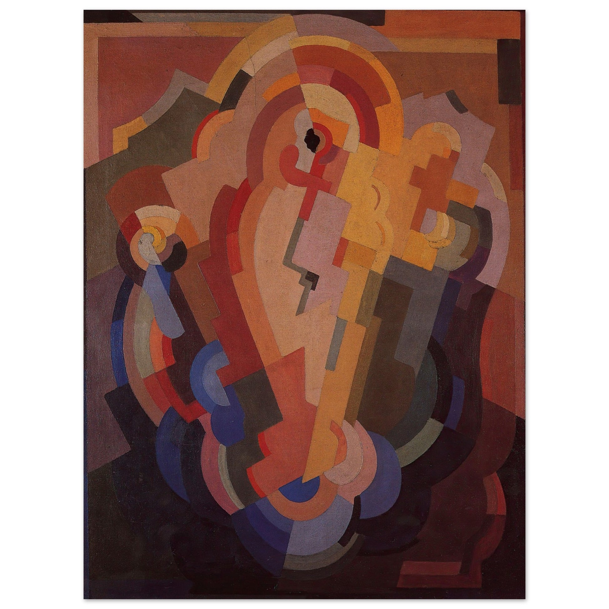 Abstract Composition (1935) art print 60x80 cm unframed, Mainie Jellett