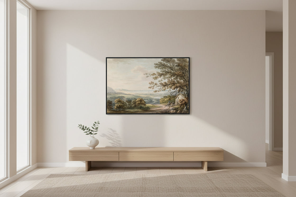 The Countryside near Bray, Wicklow – Framed Irish Landscape Print