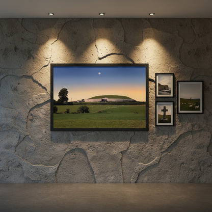 Newgrange Irish Sunset – Gallery Edition Framed Print – view 7 | Buy Irish Art