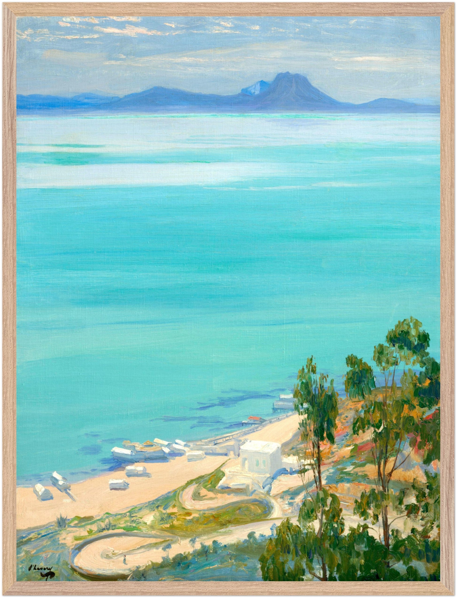 The Bay of Tunis, Morning (1919) – Sir John Lavery Art Print – view 54 | Buy Irish Art