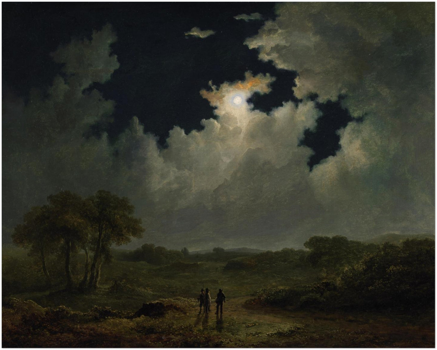 The Poachers (c.1830s) by James Arthur O’Connor – Irish Art Print