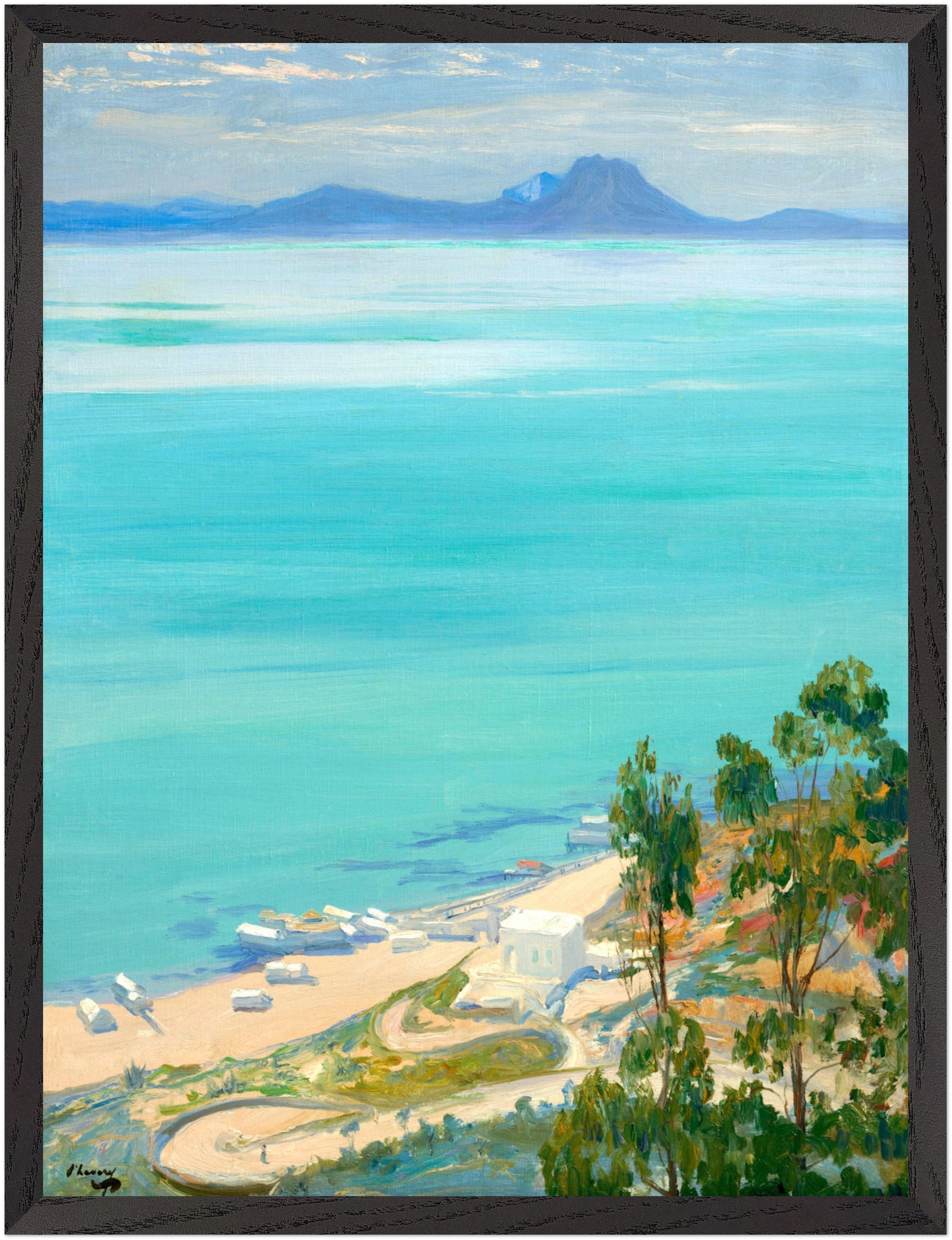 The Bay of Tunis, Morning (1919) – Sir John Lavery Art Print – view 53 | Buy Irish Art