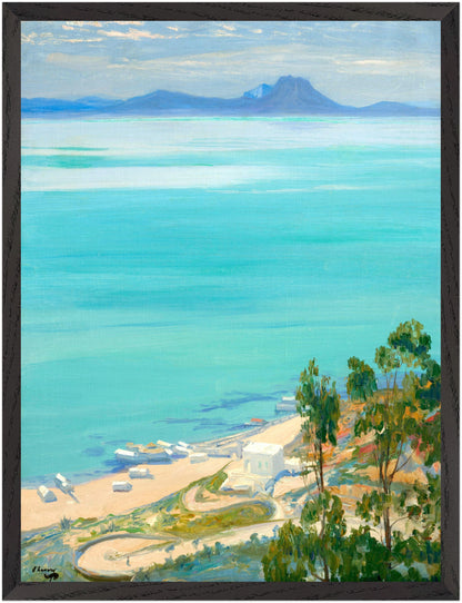 The Bay of Tunis, Morning (1919) – Sir John Lavery Art Print – view 53 | Buy Irish Art