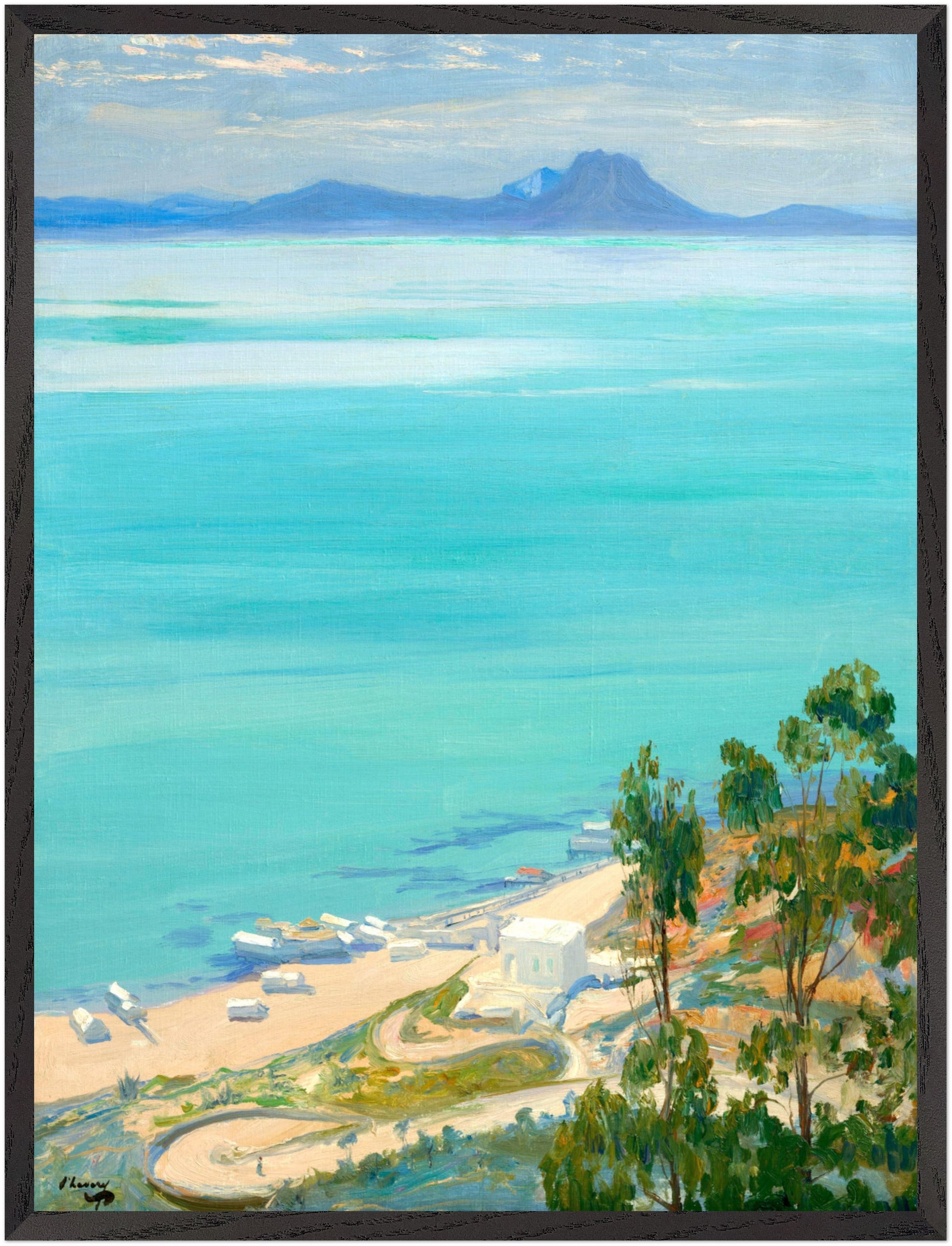 The Bay of Tunis, Morning (1919) – Sir John Lavery Art Print – view 55 | Buy Irish Art