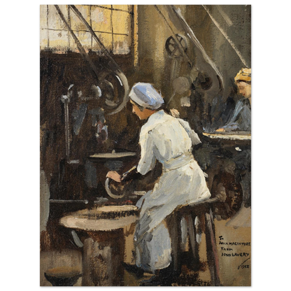 The Disc Maker 1920 by Sir John Lavery archival Irish art print 60x80 cm unframed